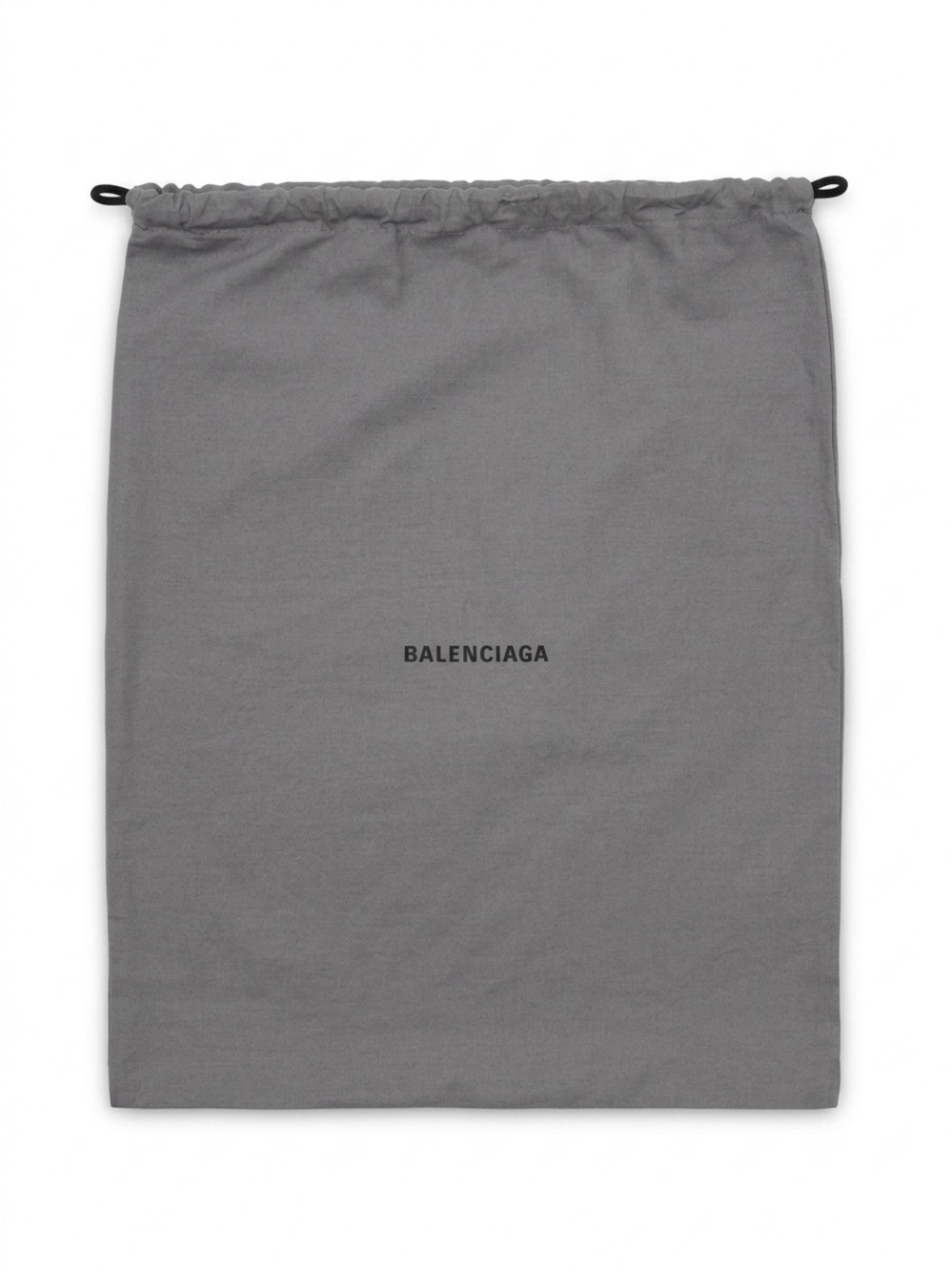 Authentic BALENCIAGA Dust Bag - Grey Cotton Logo Pouch